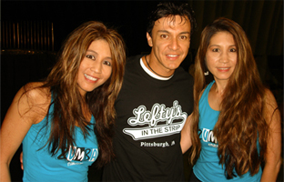Debbie and Donna with Beto, creator of Zumba